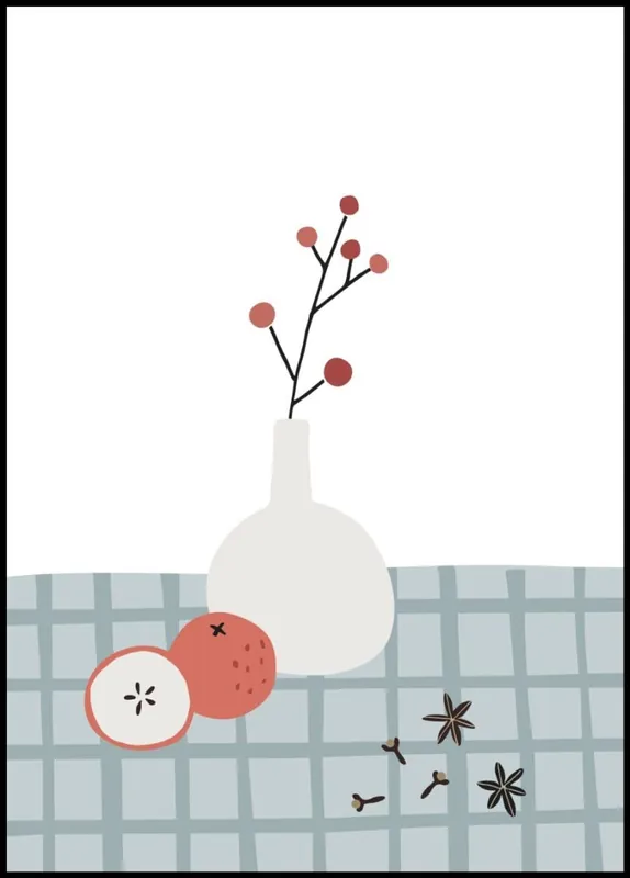 Markenware Scandinavian Winter Illustrations Set no.12 Poster