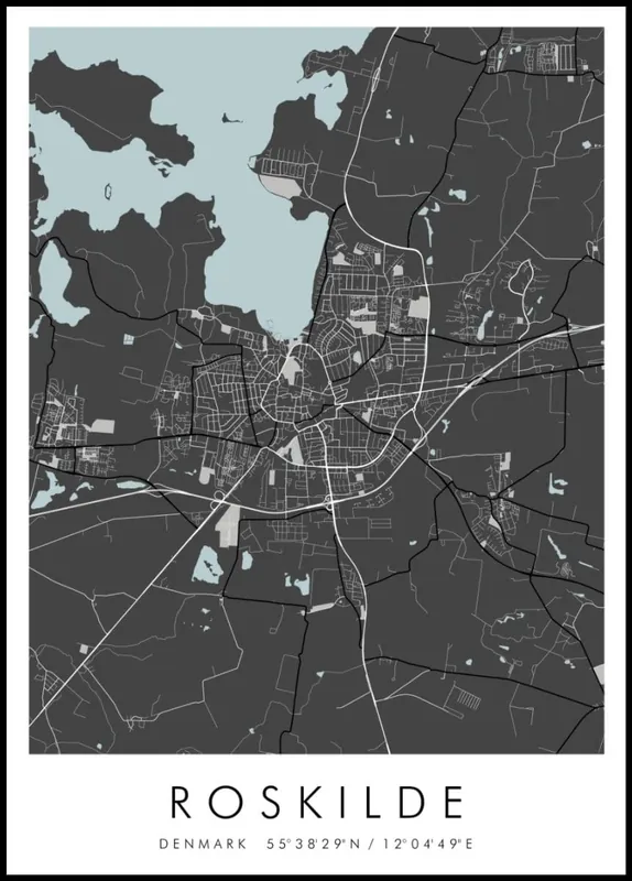 Map of Roskilde Poster nr.2 Saisonangebot