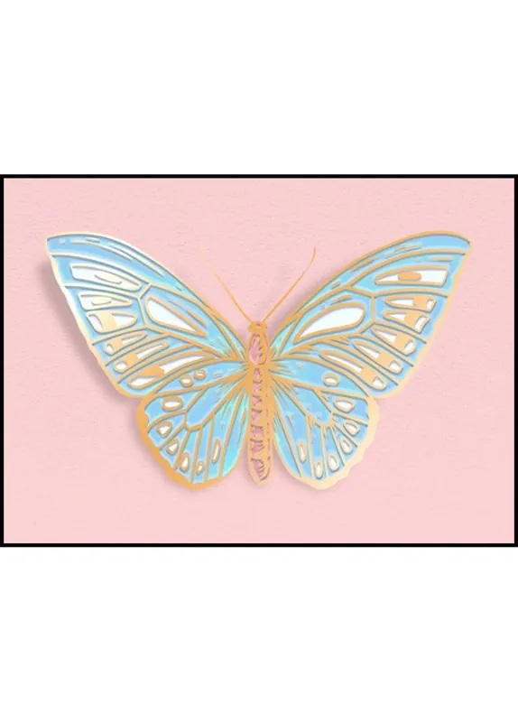 Pastel Butterfly Poster Preisreduziert