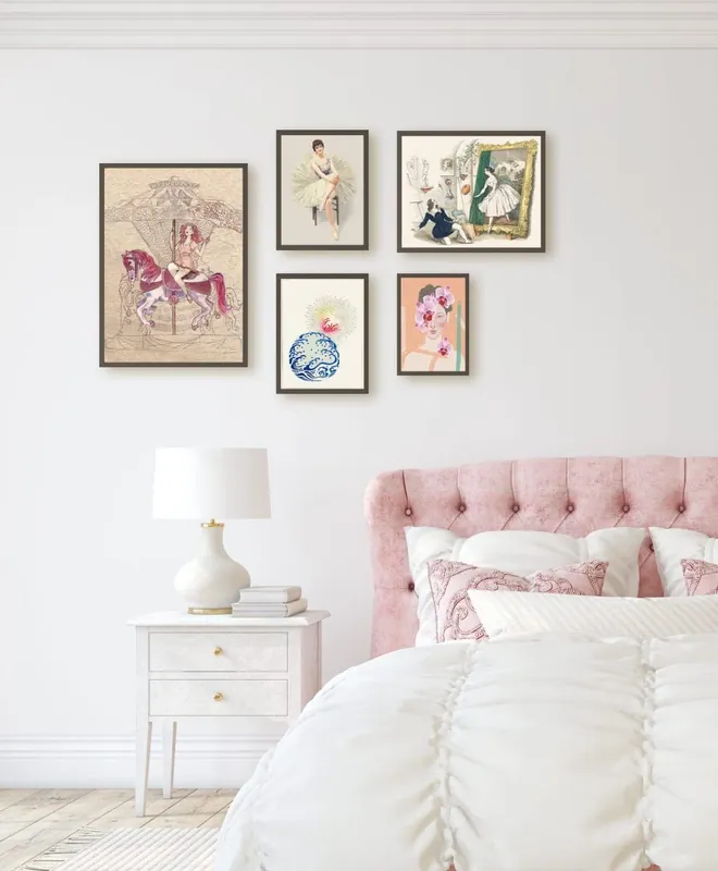 Bilderwände – Pink Carousel Neue Kollektion