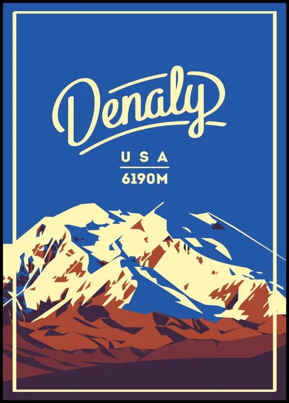 Denaly Mountain Poster nr.3 Top-Angebot