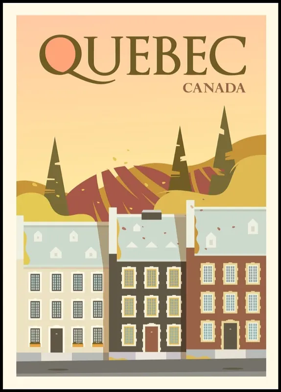Sonderaktion Quebec Canada Amazing Travel Poster