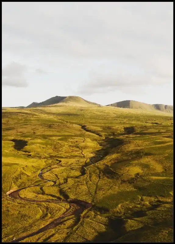 Heißes Angebot Wavy highlands Poster