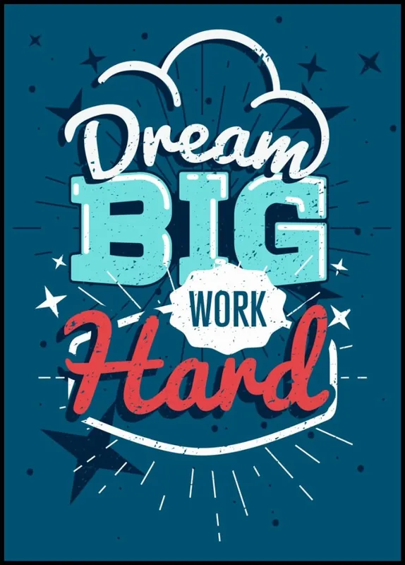 Dream Big Poster Garantierte Lieferung