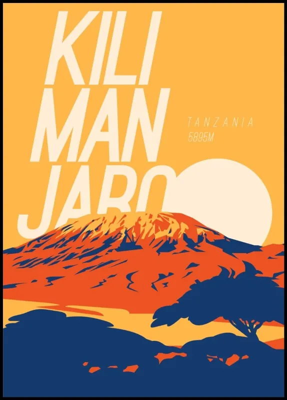 Online Kaufen Kilimanjaro Mountain Poster nr.2