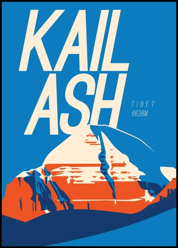 Kailash Mountain Poster nr.1 Wochenendangebot