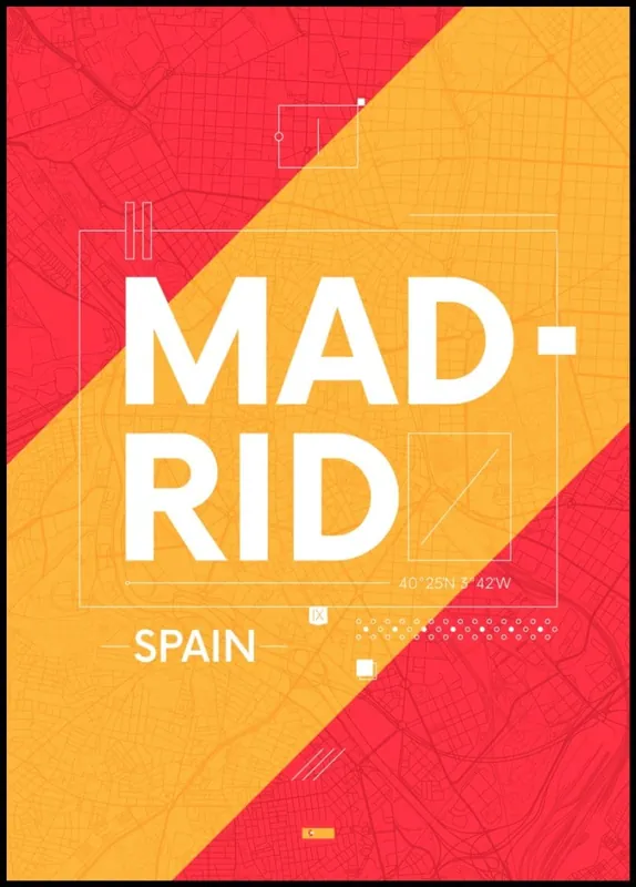 Heißes Angebot Madrid City Poster