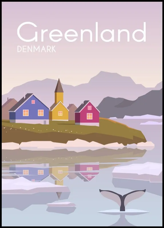 Greenland Amazing Travel Poster Preis Gesenkt