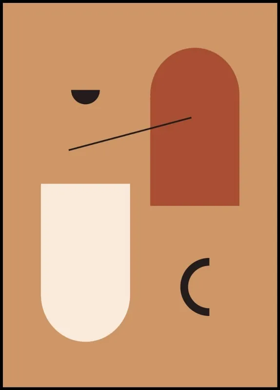 Top-Seller Earthy Colors Abstract Poster nr.67