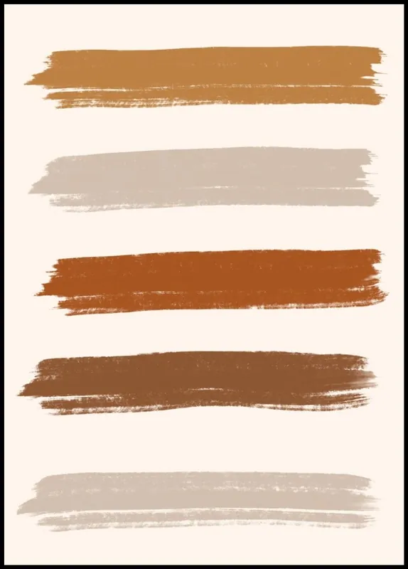 Earthy Colors Abstract Poster nr.10 Gratis Versand