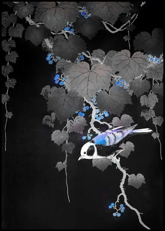 Versand Am Gleichen Tag Great Blue Tit Bird Poster