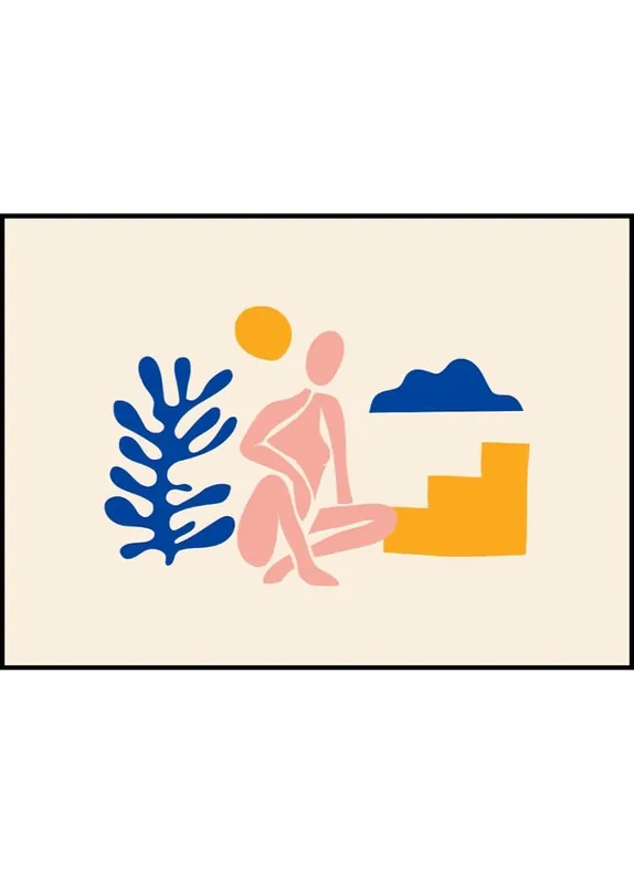 Henri Abstract Shapes Poster nr.17 Direkt Vom Hersteller