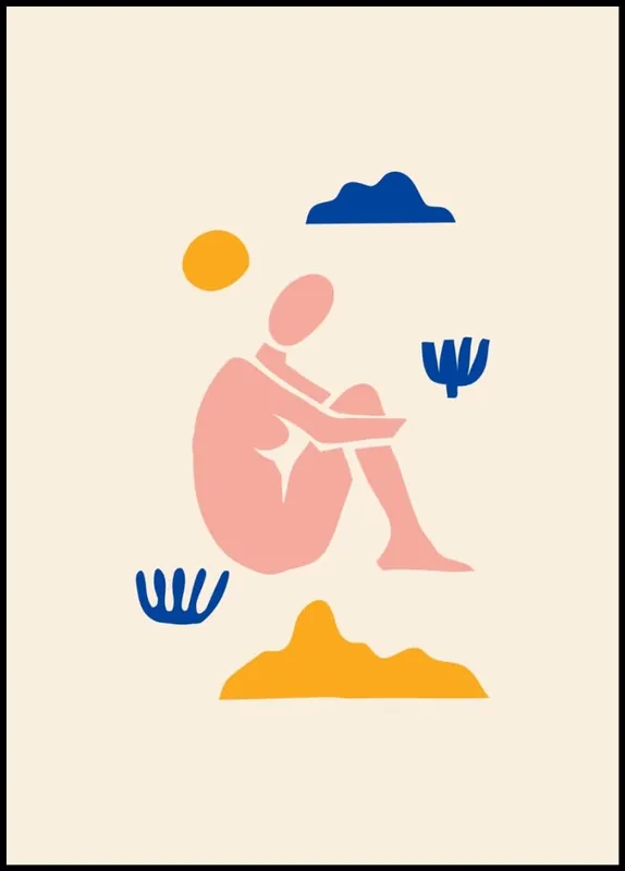 Henri Abstract Shapes Poster nr.13 Rabatt