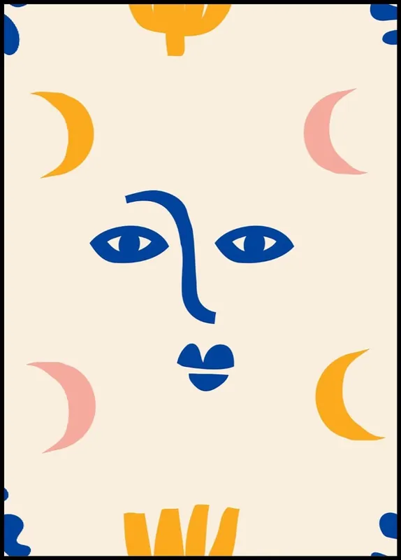 Top-Angebot Henri Abstract Shapes Poster nr.8