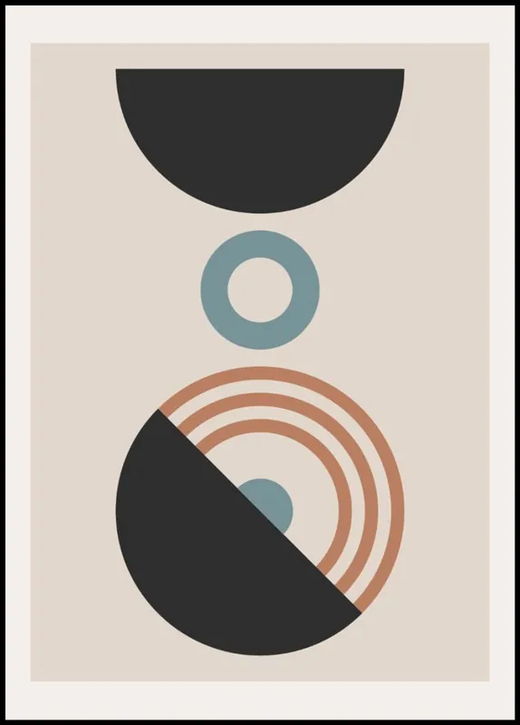 Gaia Abstract Shapes Poster nr.3 Günstig