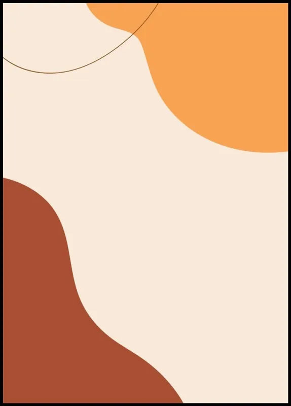 Earthy Colors Abstract Poster nr.60 Finale Aktion
