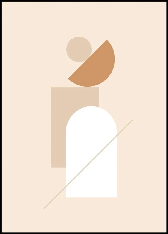 Earthy Colors Abstract Poster nr.48 Preis Gesenkt