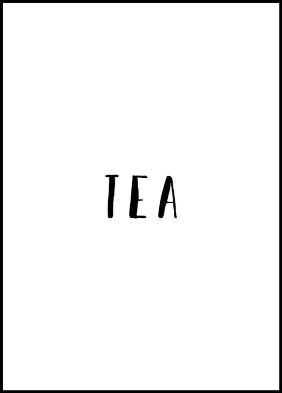 Gratis Versand Tea Poster