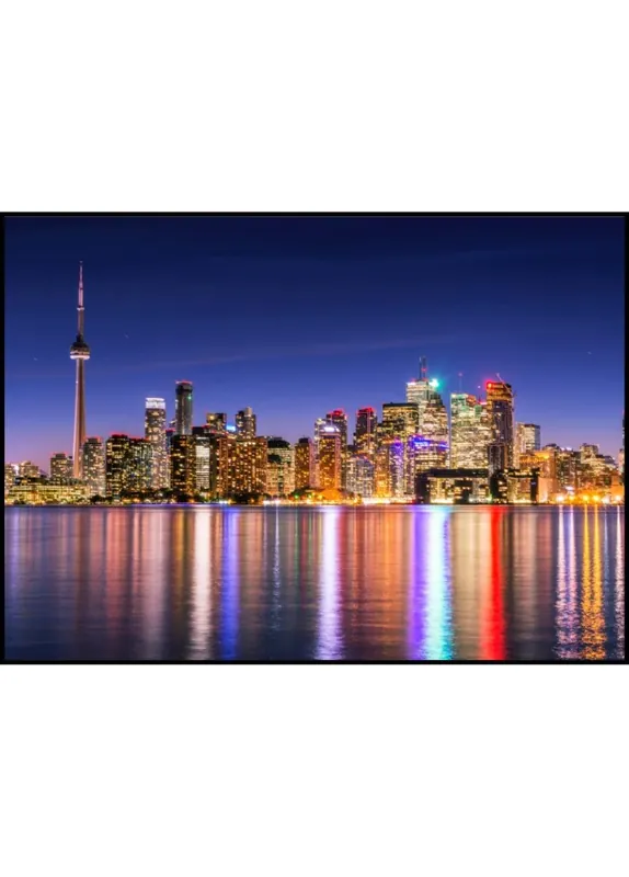 Online Kaufen Colorful Lights from City Skyline Poster