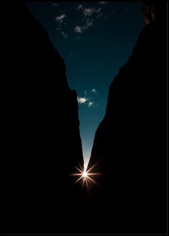 Neue Kollektion Sunrise and Mountains Poster