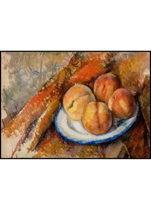 Neue Kollektion Four Peaches on a Plate Poster