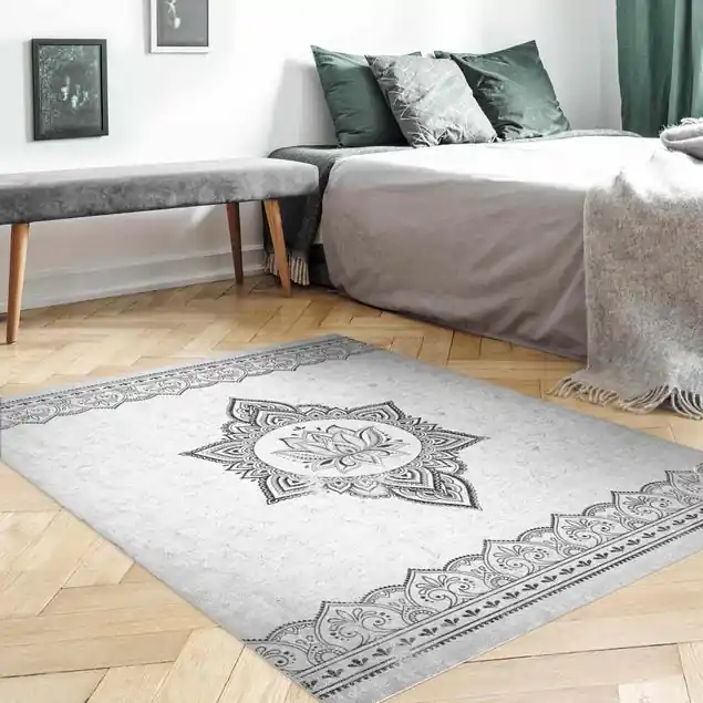 Abverkauf Mandala Lotus Betonoptik