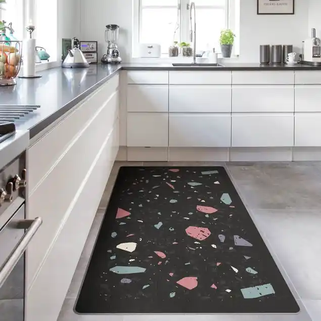Begrenztes Angebot Detailliertes Terrazzo Muster Taranto mit Rahmen