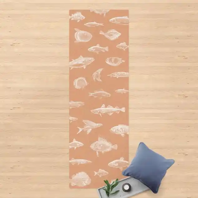 Top-Preis Vintage Fische Weiß