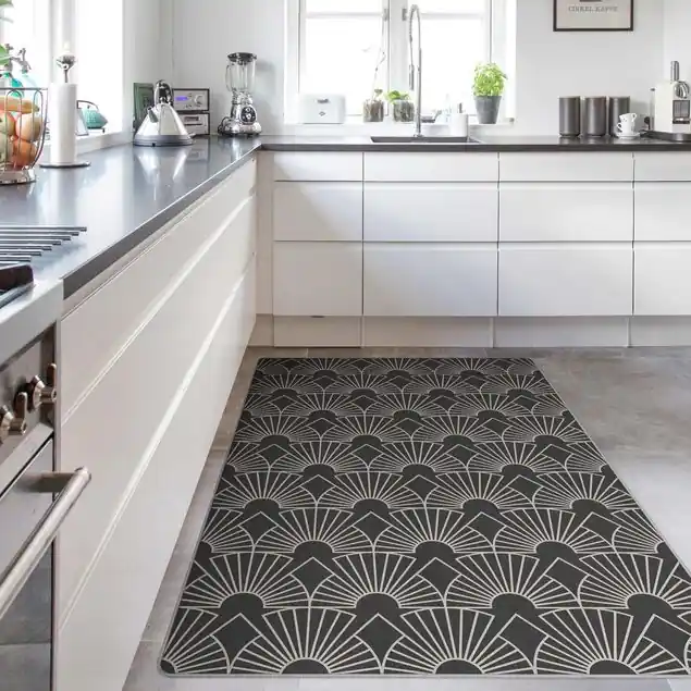 Art Deco Strahlende Bögen Linienmuster Günstig
