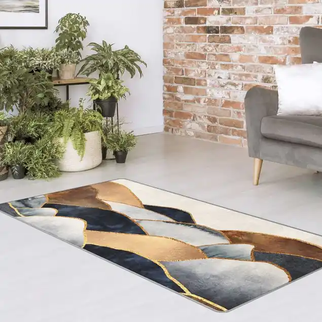 Markenware Goldene Berge Aquarell