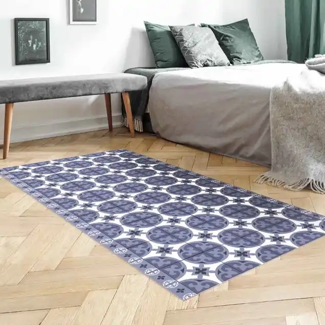 Direktkauf Geometrischer Fliesenmix Kreise Violett
