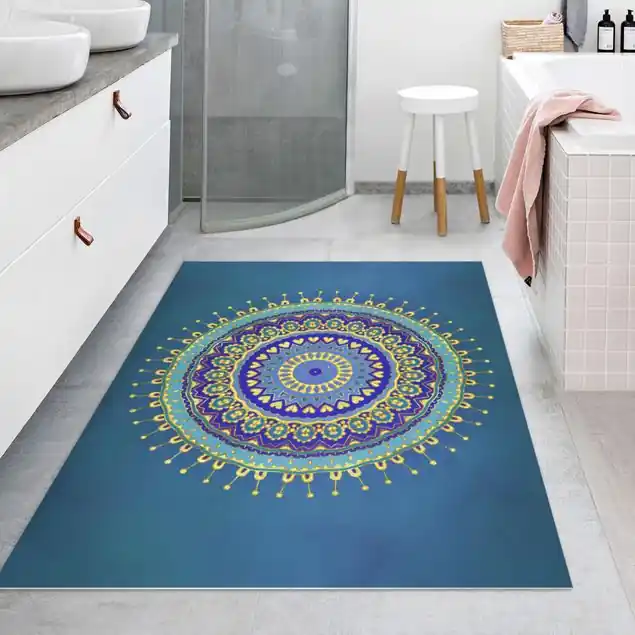 Markenware Mandala Blau Gold
