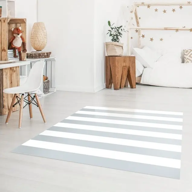 No.YK53 Querstreifen Grau Weiß Heißes Angebot