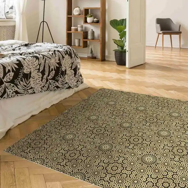 Orientalisches Muster mit goldenen Sternen Super-Preis