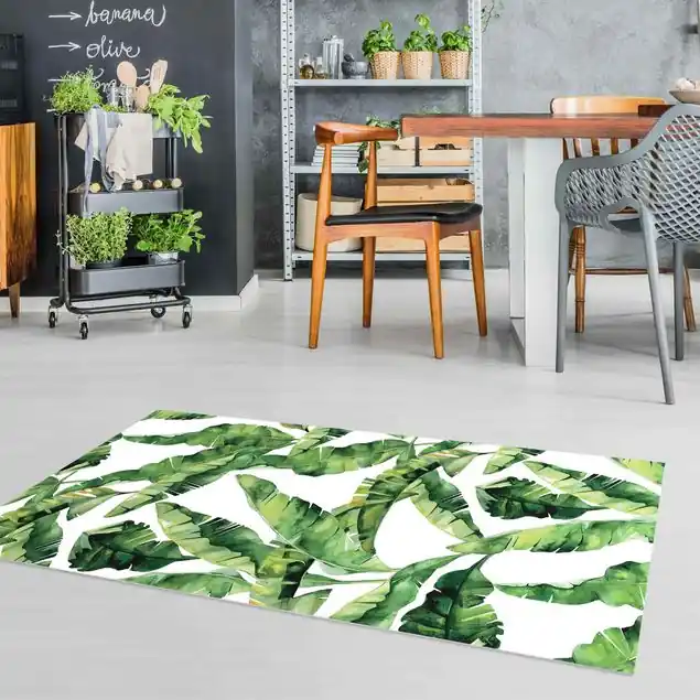 Kostenloser Versand Bananenblatt Aquarell Muster