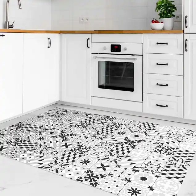 Direkt Vom Hersteller Geometrischer Fliesenmix Schwarz