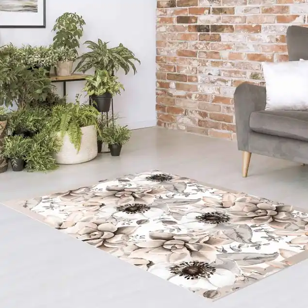Direkt Vom Hersteller Aquarell Gesteck mit Sukkulenten und Knospen