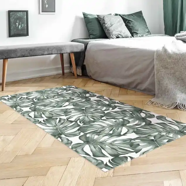 Must-Have Aquarell Monstera Blätter in Grün