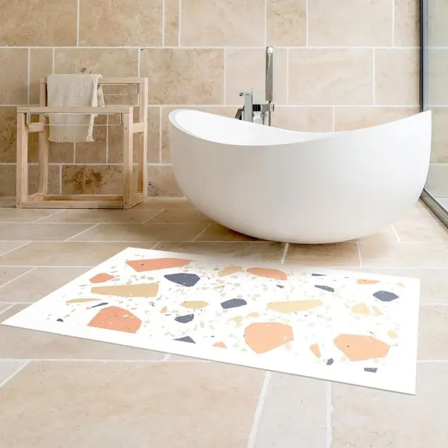 Preisreduziert Detailliertes Terrazzo Muster Siena mit Rahmen
