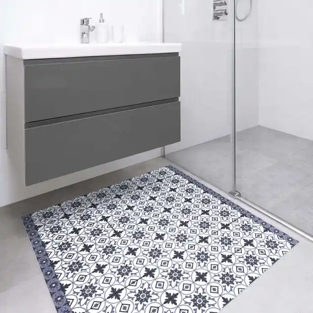 Jetzt Kaufen Geometrischer Fliesenmix Blume Violett