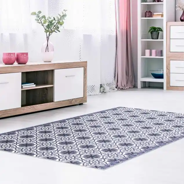 Beliebt Geometrischer Fliesenmix Kreuz Violett