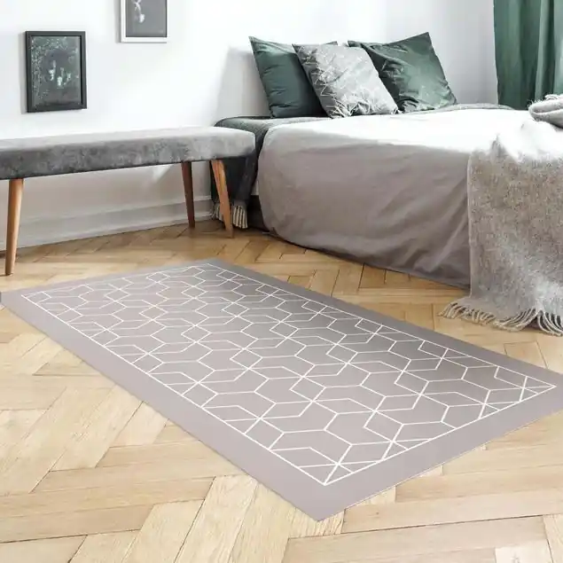 Saisonangebot Geometrisches Muster verschlungene Hexagone mit Rahmen