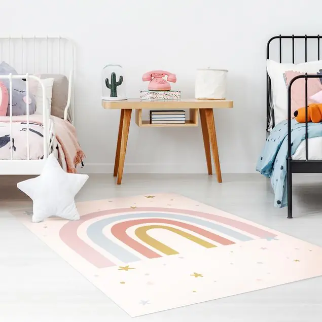 Großer Regenbogen mit Sternen und Pünktchen Begrenztes Angebot
