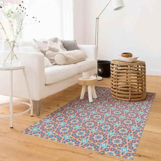 Beliebt Orientalisches Muster mit bunten Blumen