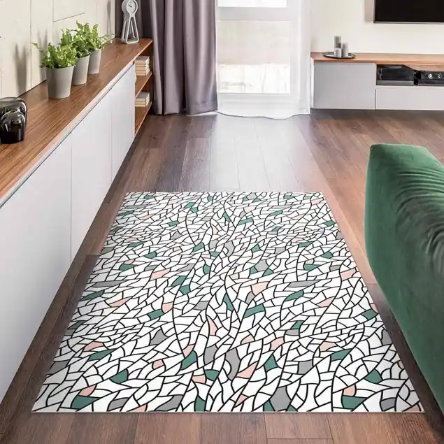 Mosaiklinien Muster Pastell Gratis Versand