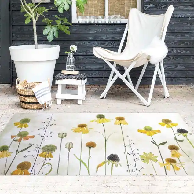 Sichere Zahlung Zarte Helenium Blüten