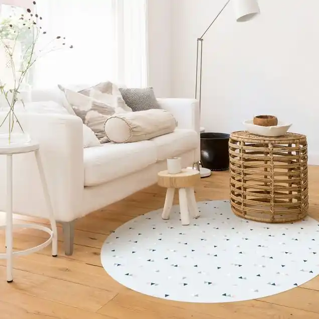 Expressversand Kleine Dreiecke in Blau Rosa