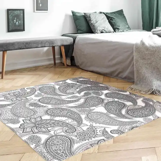 Markenware Boho Mandala Muster in Grau