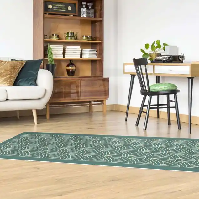 Top-Seller Art Deco Vorhang Muster mit Rahmen