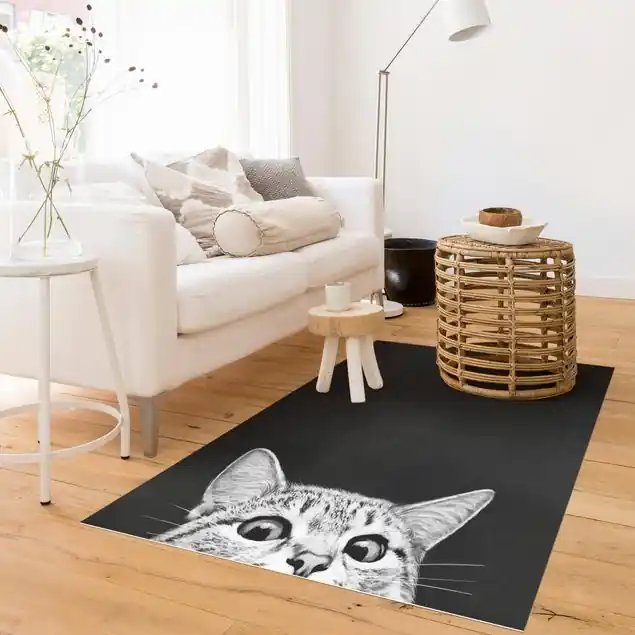 Illustration Katze Schwarz Weiß Zeichnung Letzte Chance